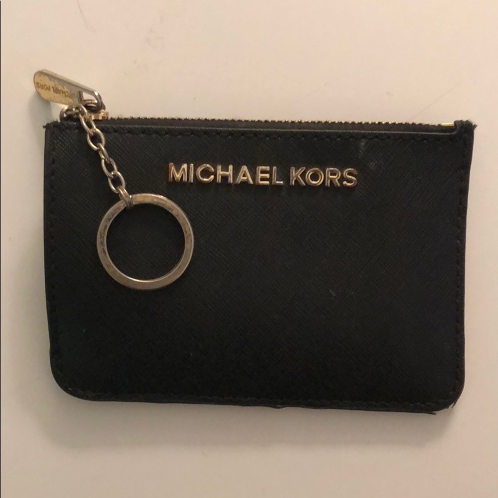 Black Michael Kors wristlet